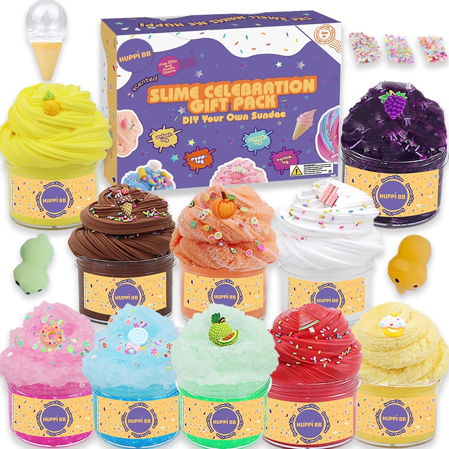 HUPPI BB 10-pack slime kit