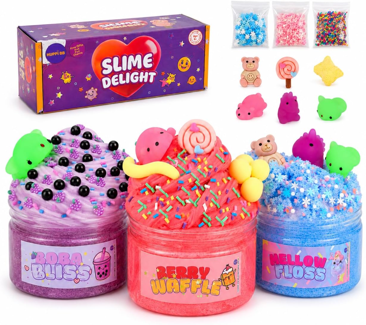 HUPPI BB Sweet Treat Trio slime kit